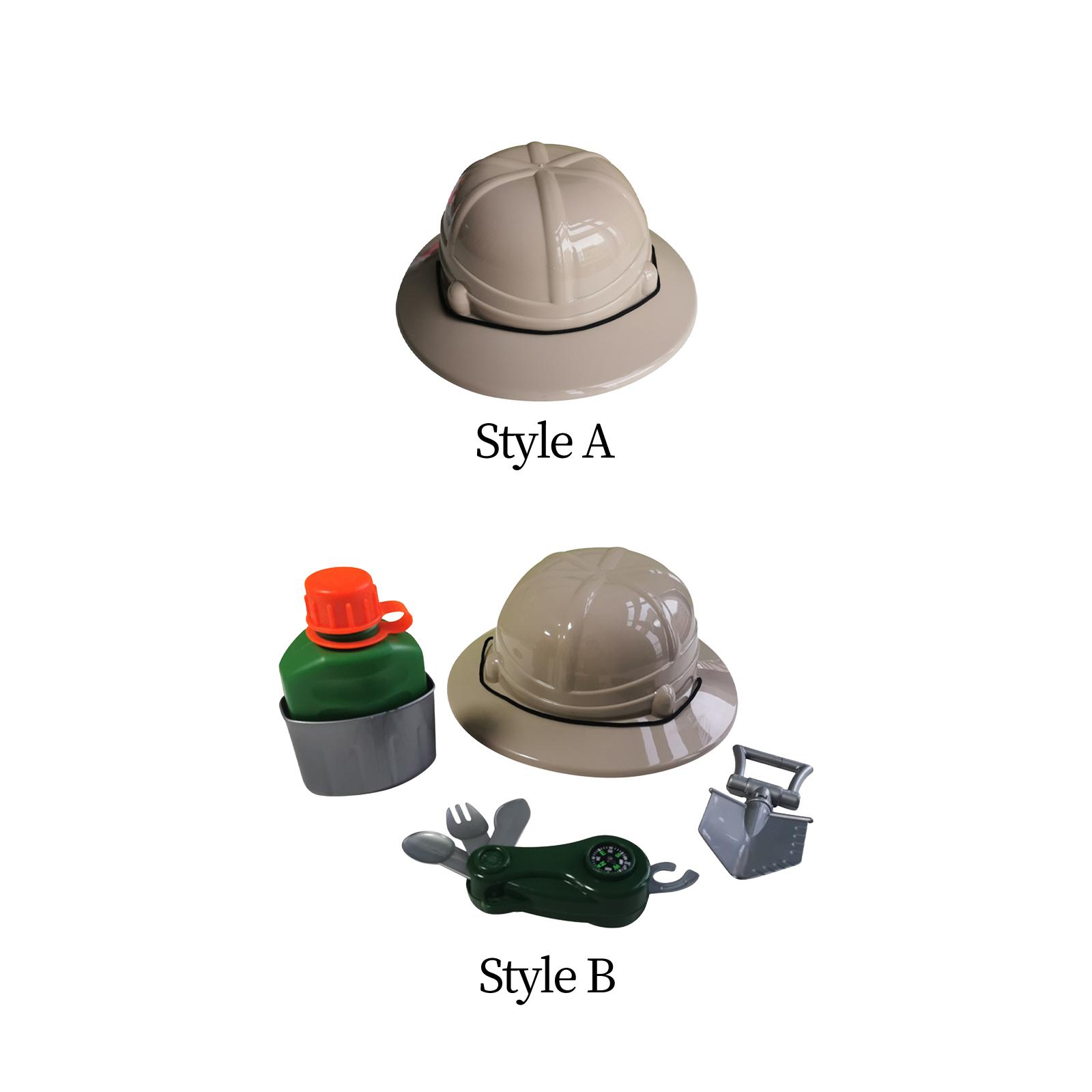 幼児向け探検家コスチュームセット。帽子、シャベル、コンパス付 - Outdoor Adventure Kit For Kids のレビューと価格