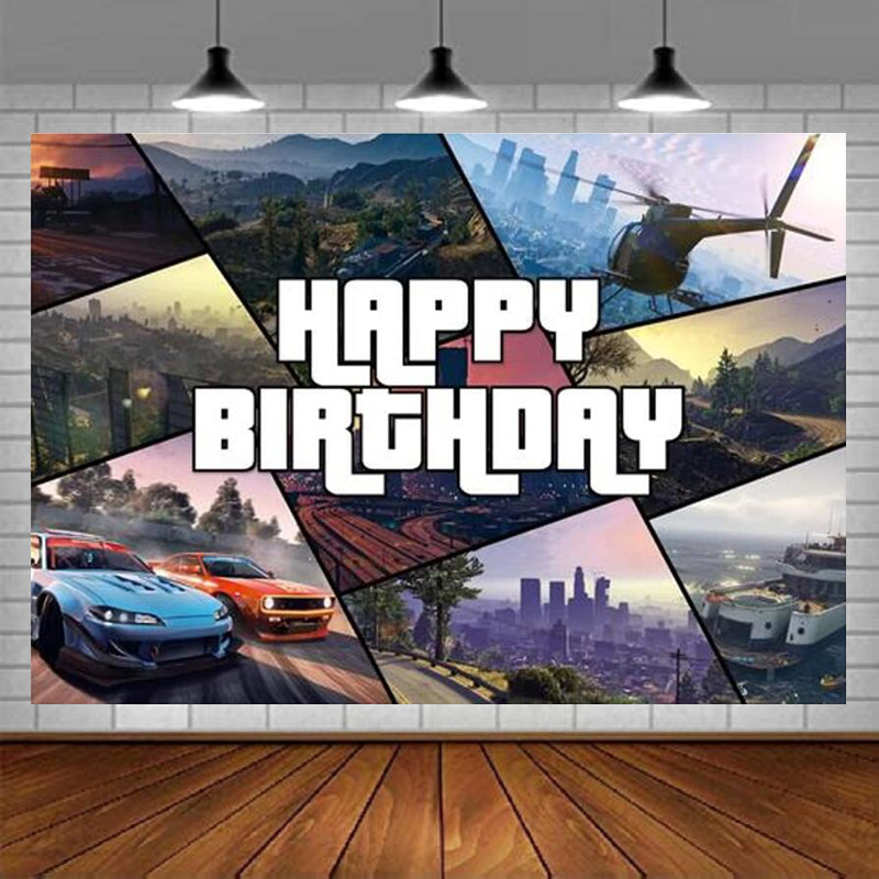 シティアドベンチャー ハッピーバースデーゲーム 写真撮影用背 - Outdoor Adventure Birthday Party のレビューと価格