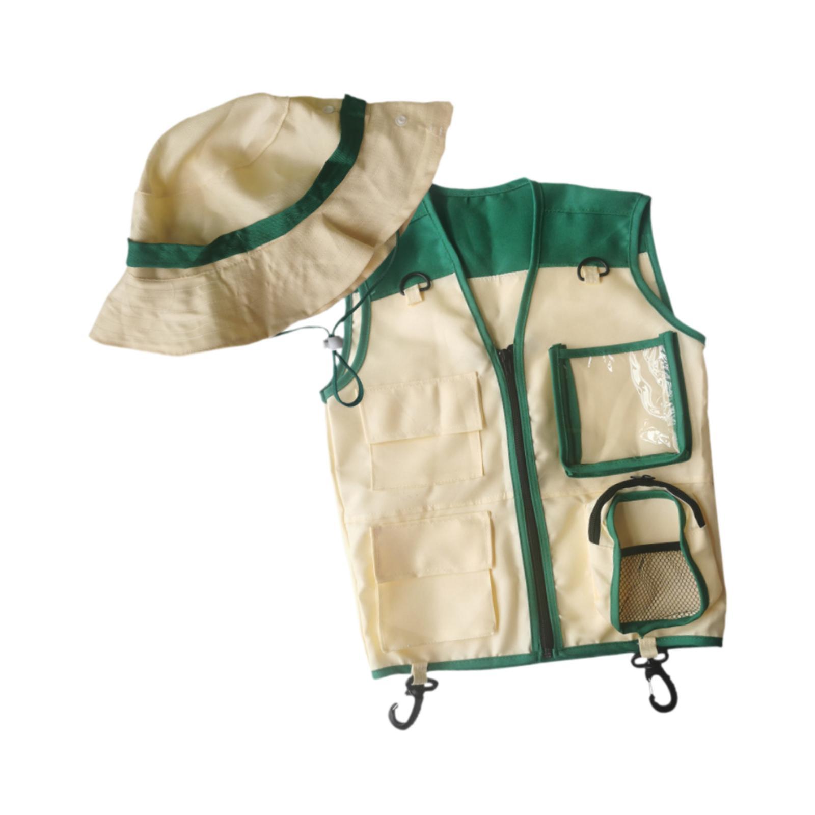 子供用探検家ベストと帽子、ごっこ遊び用、屋外冒険キット - Outdoor Adventure Kit For Kids のレビューと価格