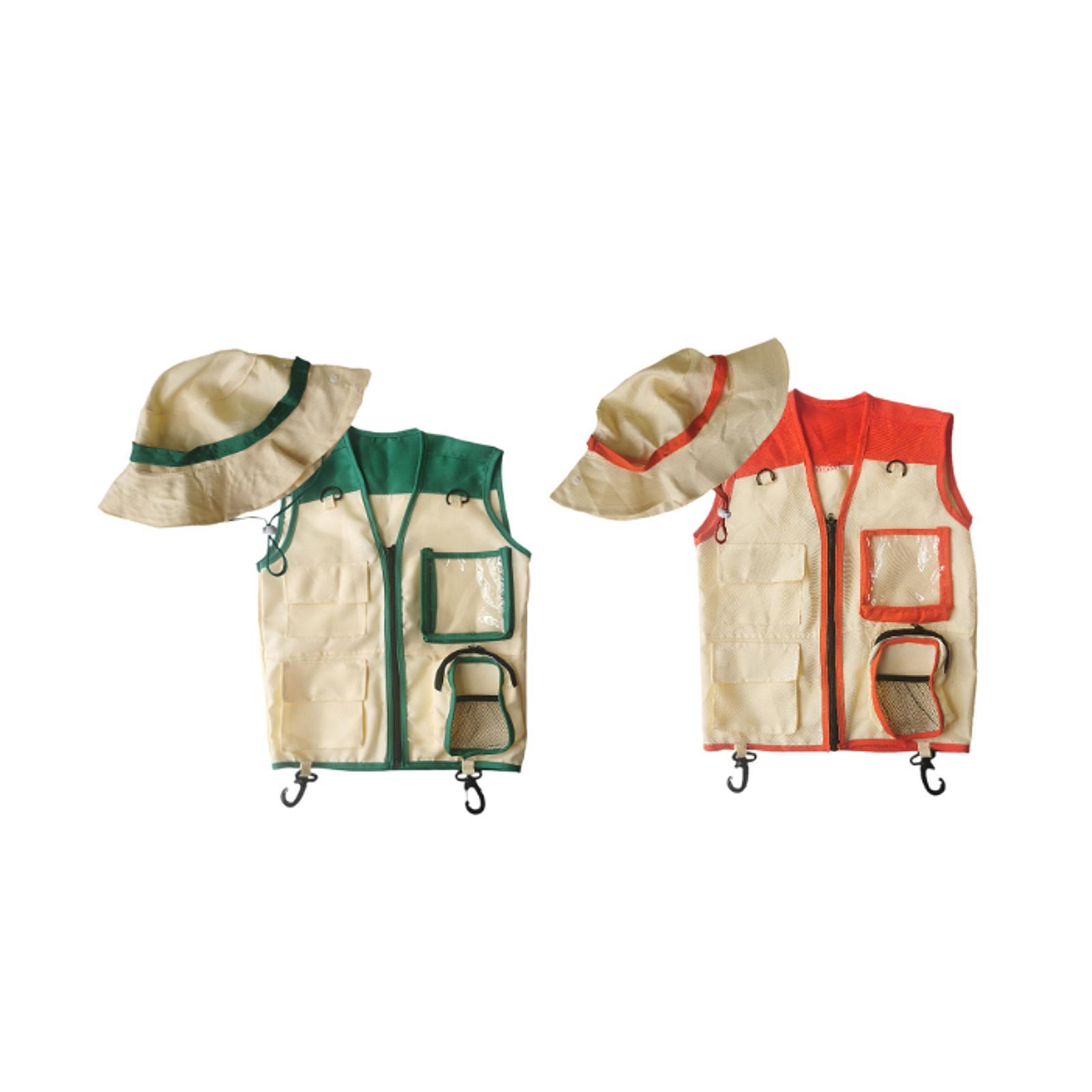 子供用探検家ベストと帽子、ごっこ遊び用、屋外冒険キット - Outdoor Adventure Kit For Kids のレビューと価格