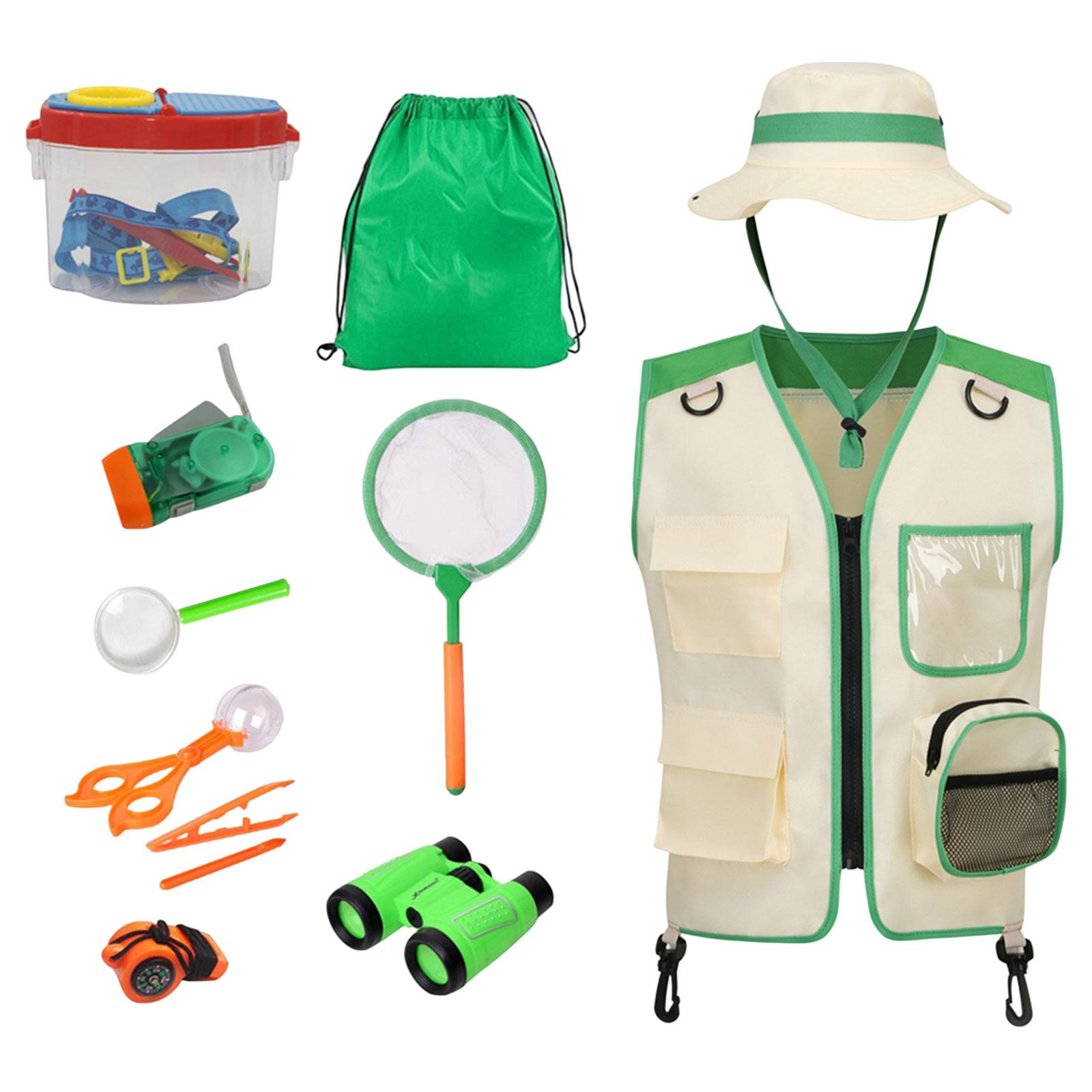 男の子向け、帽子と道具が付いたアウトドアアドベンチャー用キッ - Outdoor Adventure Kit For Kids のレビューと価格